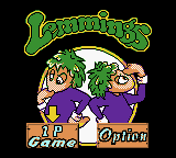 Lemmings & Oh No! More Lemmings Title Screen